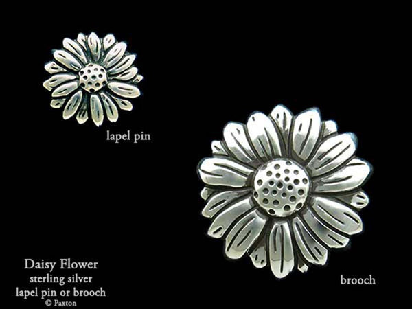 STERLING shops Silver Brooch Lot 925 Sterling Silver Jewelry Daisy Flower Reindeer Pin