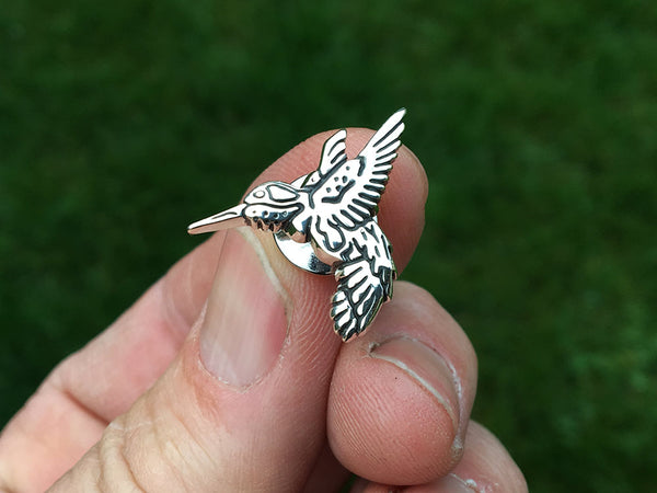 Hummingbird pin on sale